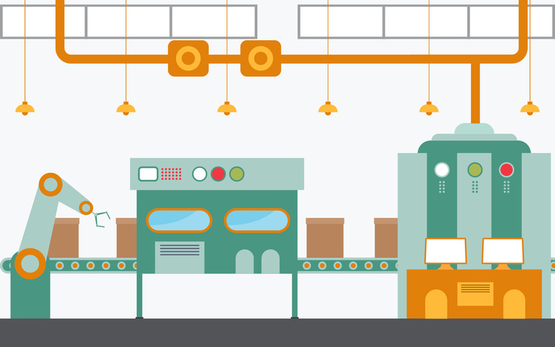 Transportör automatisk robot - Illustration - Features Image 1