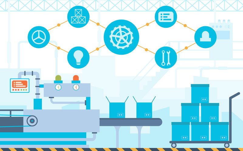 Transportbandsproduktionsenhet - Illustration - Features Image 1
