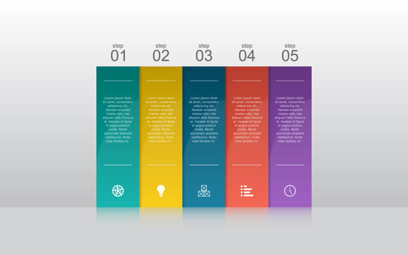 Diagram analytiska finansiella infografiska element - Features Image 1