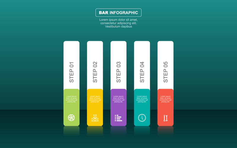 Diagram Finansiella tillväxtinfografiska element - Features Image 1