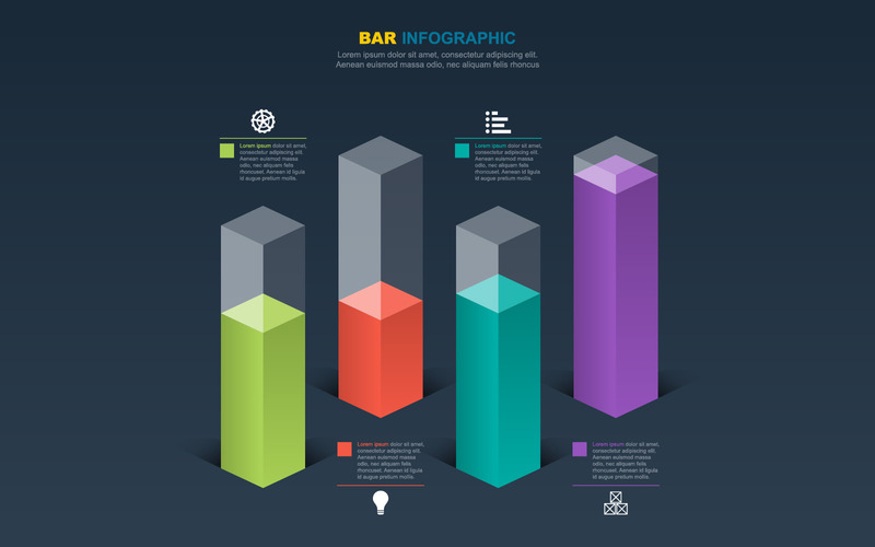 Analytisk statistisk information Infografiska element - Features Image 1