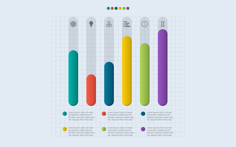 Diagram Statistisk analys av infografiska element - Features Image 1
