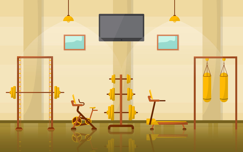 Bodybuilding Interior Center - Illustration - Features Image 1