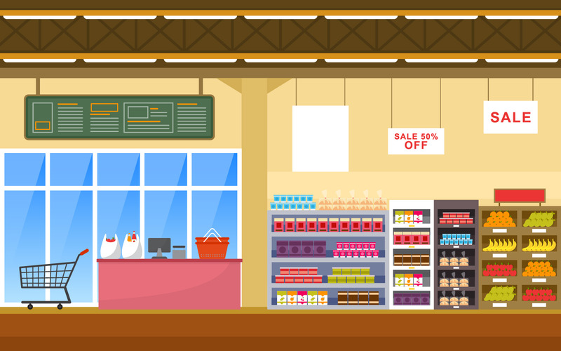 Store Retail Interior - Illustration - Features Image 1