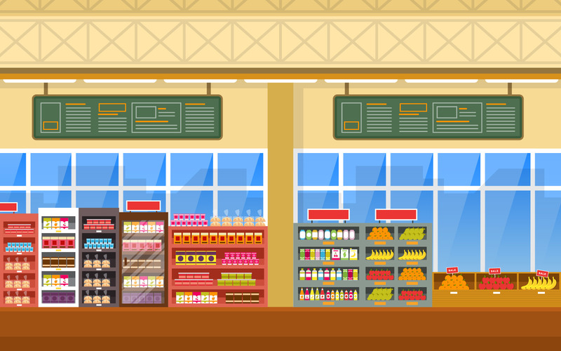 Store Modern Interior - Illustration - Features Image 1