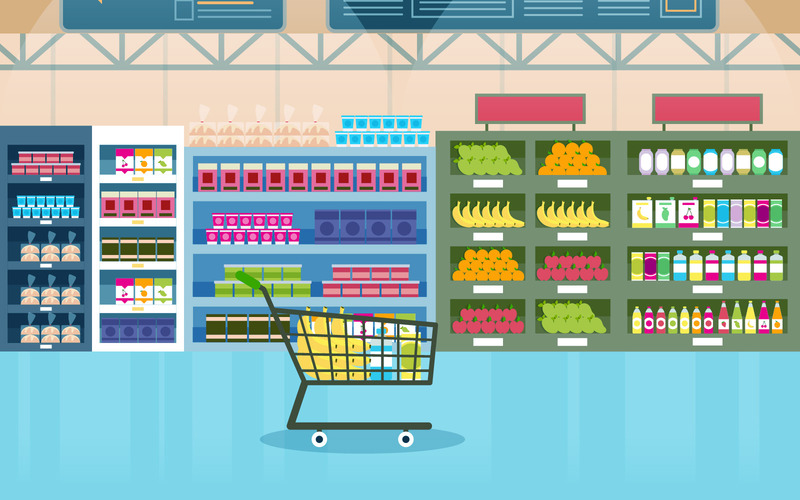 Shelf Store Mall - Illustration - Features Image 1