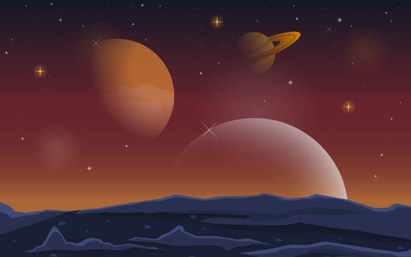 Planet Sky Fiction - Illustrazione - Caratteristiche Immagine 1