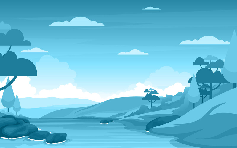 Flodflödande skog - illustration - Features Image 1