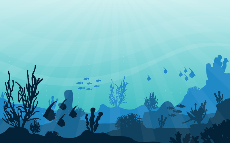 Peces submarinos marinos - Ilustración - Características Imagen 1
