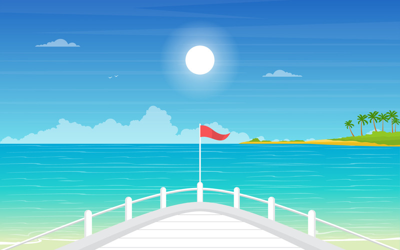 Ship Deck View - Illustration - Features Image 1