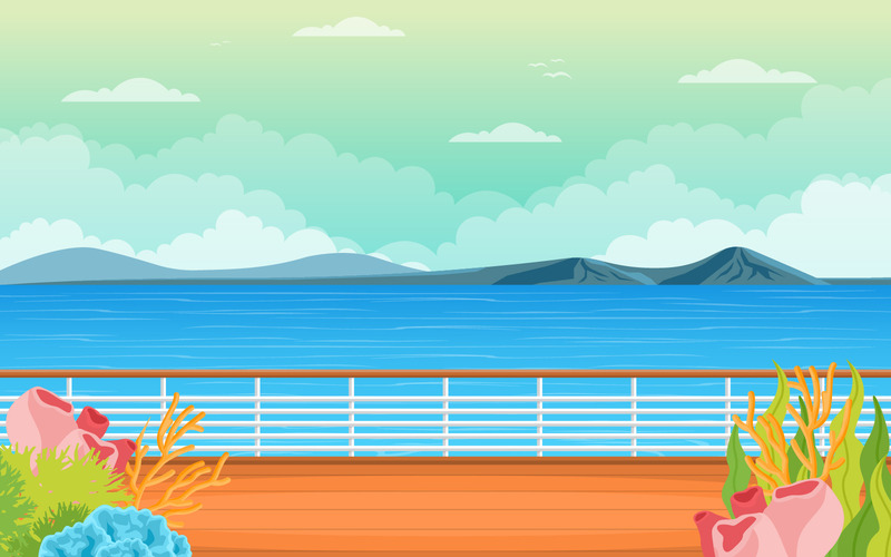 Ship Deck Landscape - Illustration - Features Image 1