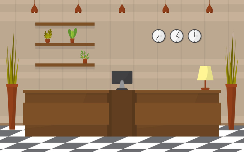 Mottagningslobbyhotell - Illustration - Features Image 1