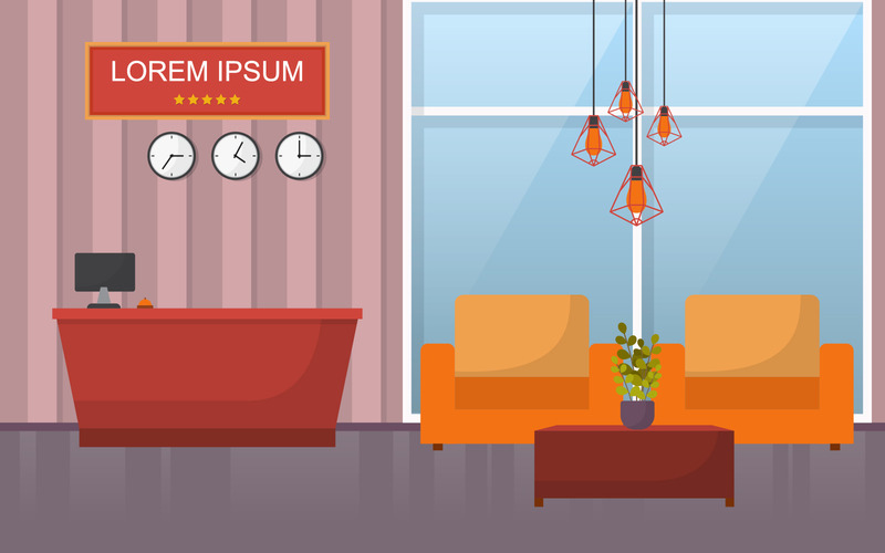 Hotelllobbydisk - Illustration - Features Image 1