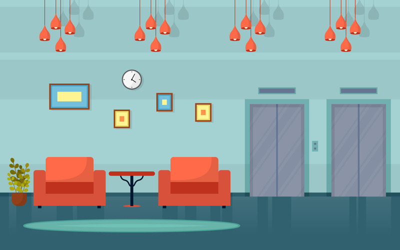 Möbler Lobbydekoration - Illustration - Features Image 1
