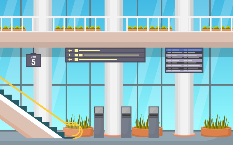 Terminal Gate Hall - Illustration - Features Image 1