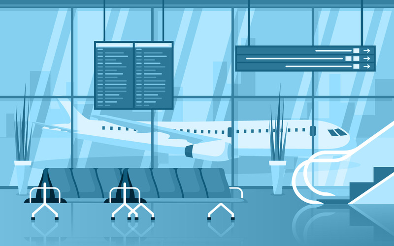 Terminal Hall Interior - Illustration - Features Image 1