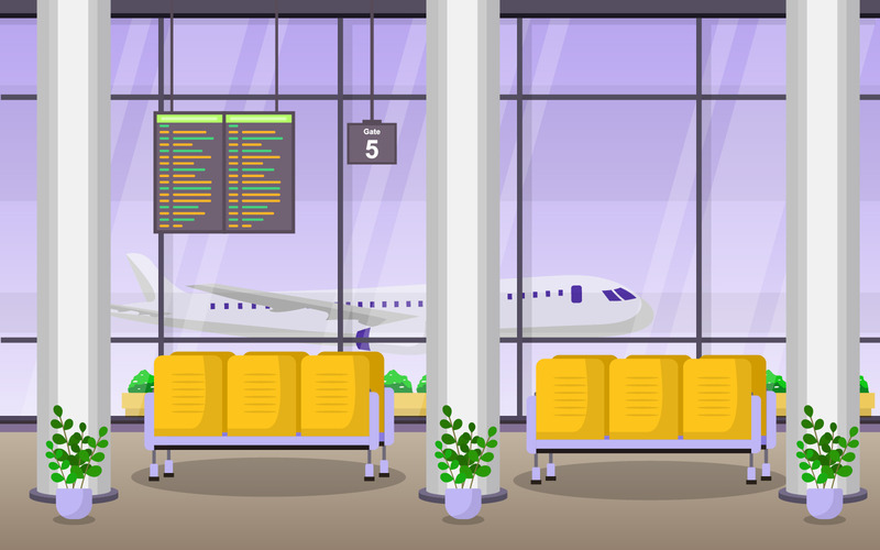 Terminal Airport Gate - Illustration - Features Image 1