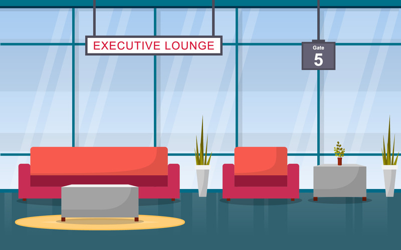 Airport Hall Interior - Illustration - Features Image 1