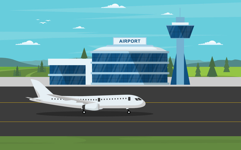 Flygplansflygplats - Illustration - Features Image 1