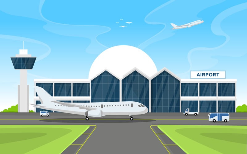 Runaway Plane Airport - Illustration - Features Image 1