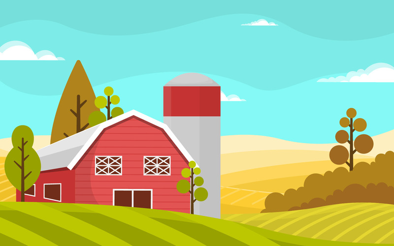 Landsbygdsscen - Illustration - Features Image 1