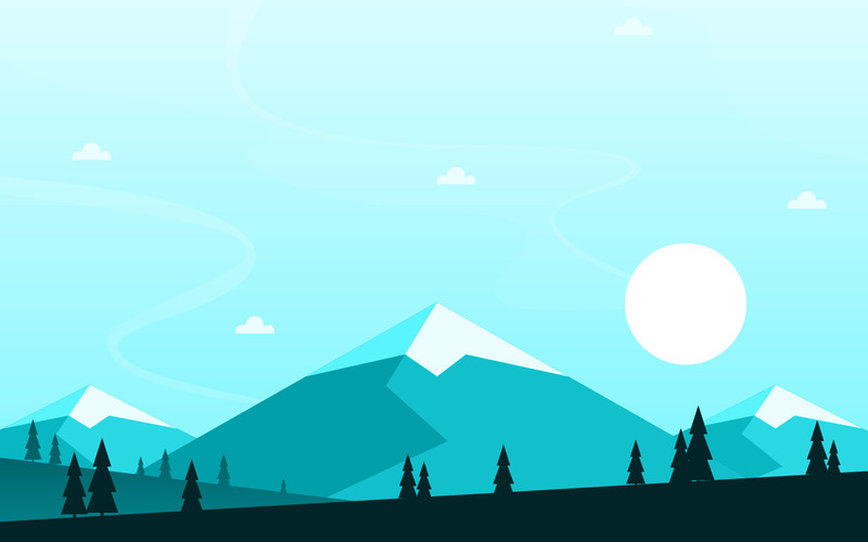 Enkelt Forest Mountain - Illustration - Features Image 1