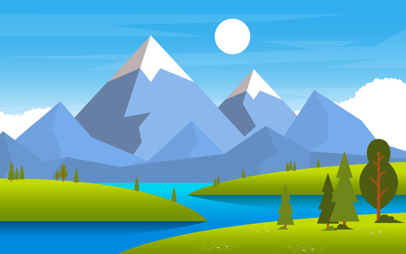 Summer River Green - Illustration - Features Image 1