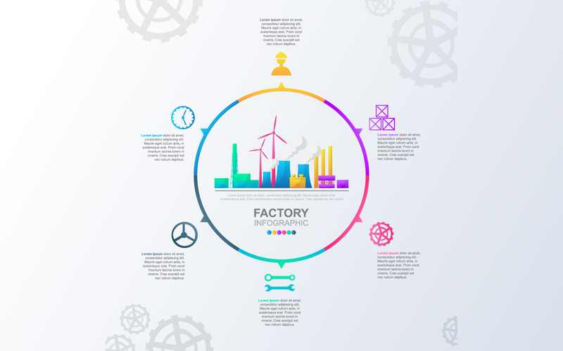 Schema diagram finansiella infografiska element - Features Image 1