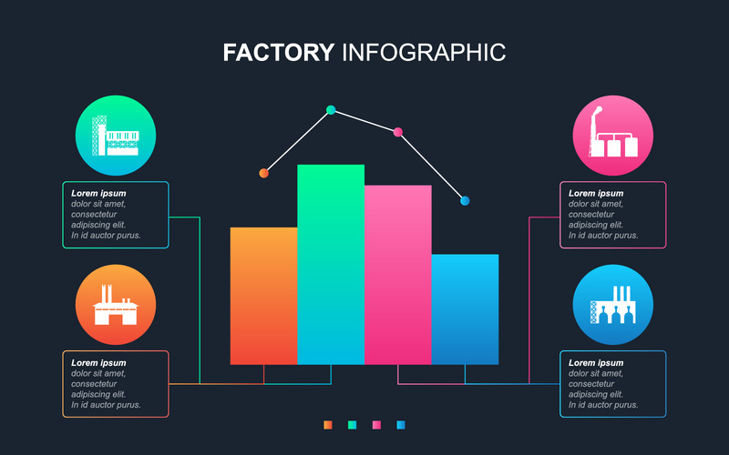 Presentationsfabrikens finansiella infografiska element - Features Image 1