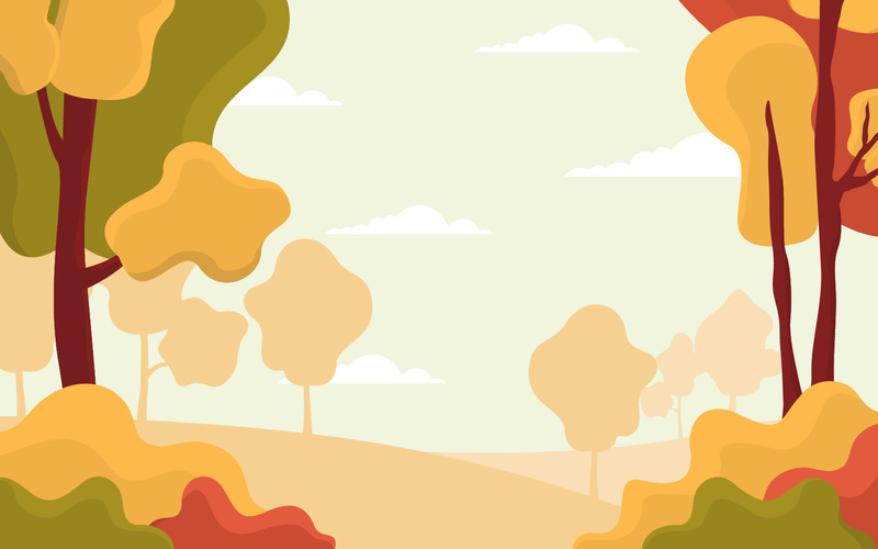 Guld- gul panorama- illustration - Features Image 1