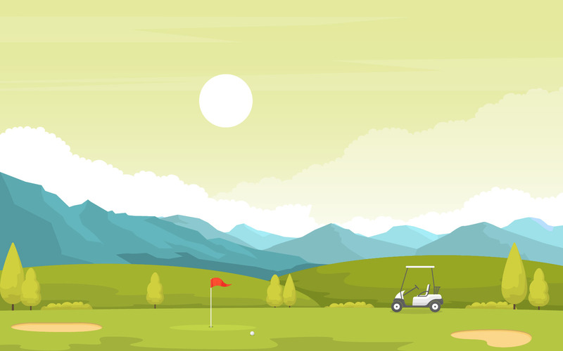 Tree Golf Field - Illustration - Features Image 1