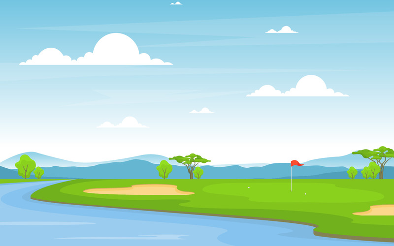 Pond Field Golf - Illustration - Features Image 1