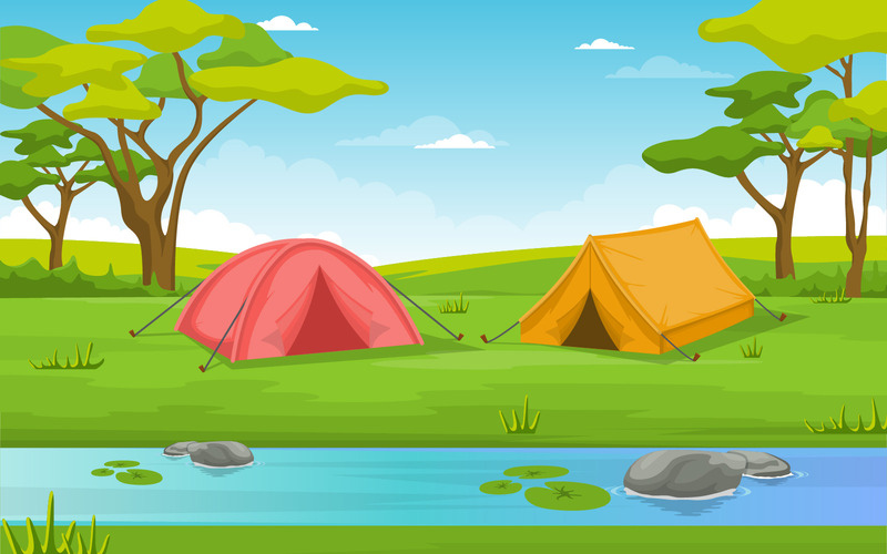 River Park Camping - Illustration - Features Image 1