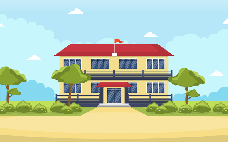 Skolapark utomhus - Illustration - Features Image 1