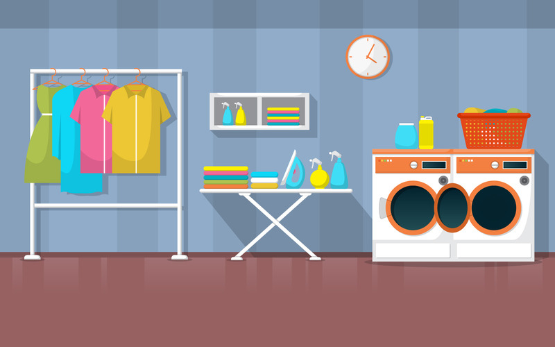 Modern tvättomatinredning - illustration - Features Image 1