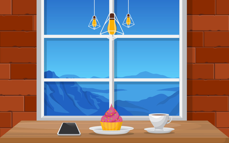 Kontors kaffepaus - Illustration - Features Image 1