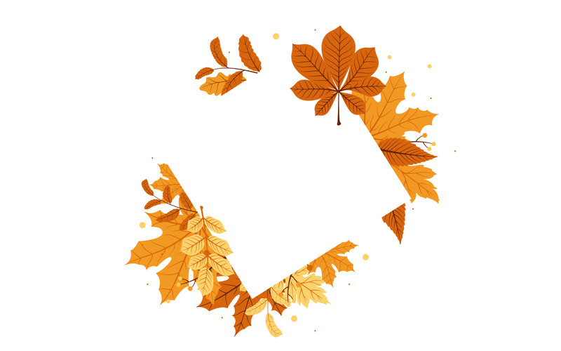 Leaf Square Frame - Illustration - Features Image 1