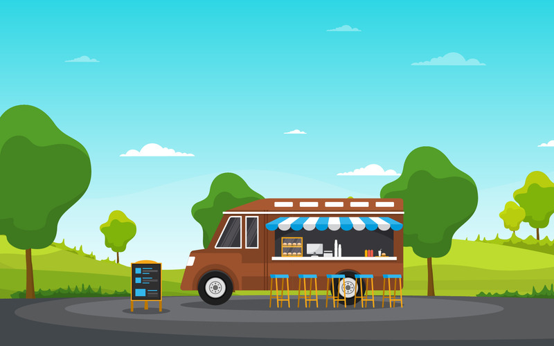 Park Food Truck - Illustration - Features Image 1