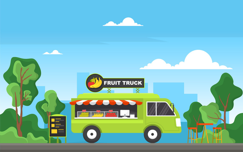 Fruit Truck Street - Illustration - Features Image 1