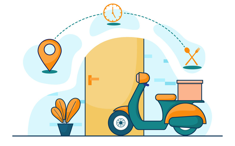 Scooter Delivery Service - Illustration - Features Image 1