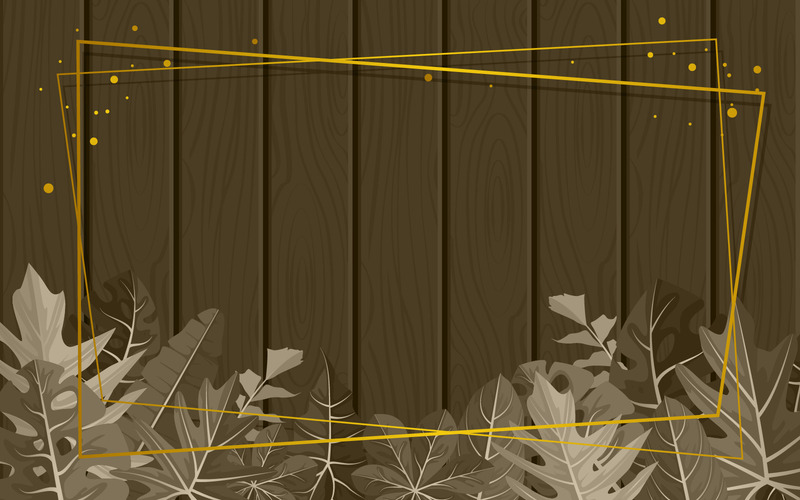 Planta Retângulo de Madeira - Ilustração - Features Image 1