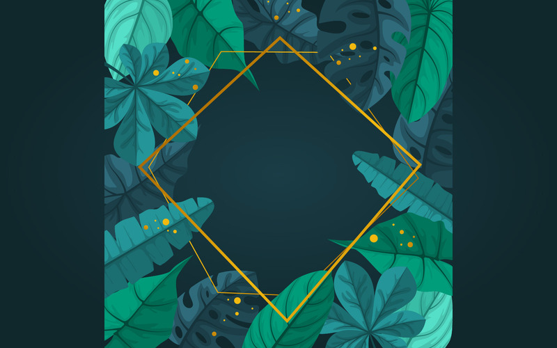 Rectangular Green Plant - Illustration - Features Image 1