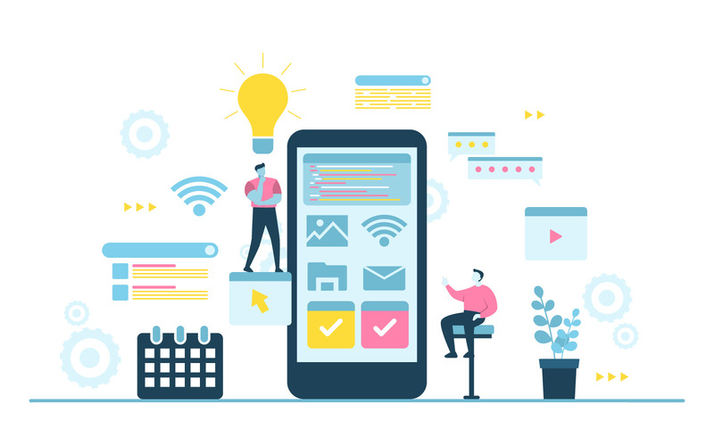 Mobile App Build - Illustration - Features Image 1