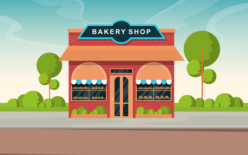 Facade Store Bakery - Illustration - Features Image 1