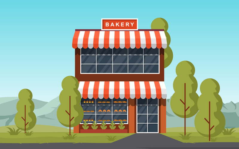 Bakery Shop House - Illustration - Features Image 1