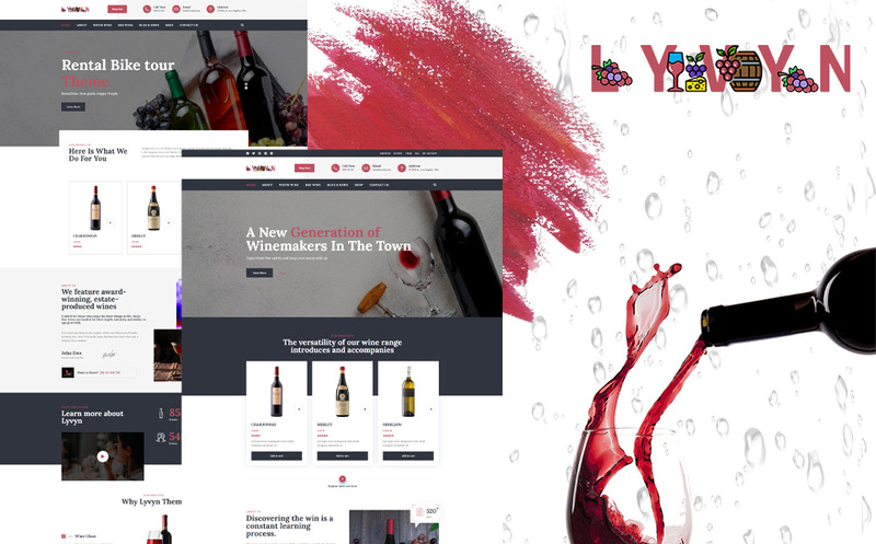 Lyvyn - Wine Shop WordPress Theme - Features Image 1