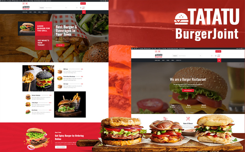 Tatatu - Burger Joint WordPress-thema - Eigenschappen Afbeelding 1
