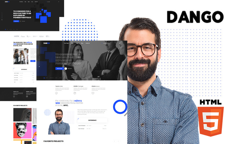 Dango - Creative Portfolio Website Template - Features Image 1