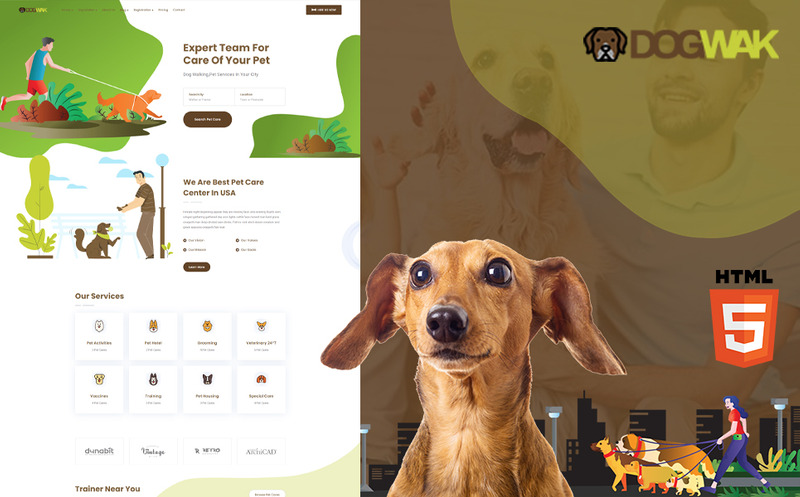 Dog Wak - Dog Walking Services Website Template - Features Image 1