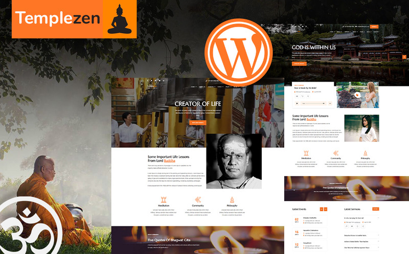 Templezen - Temple WordPress Theme - Features Image 1